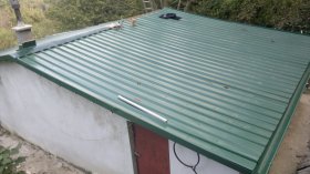 Roof trapezoidal sheet metal