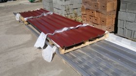 Roof trapezoidal sheet metal