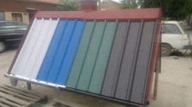 Roof trapezoidal sheet metal