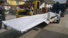 Roof trapezoidal sheet metal