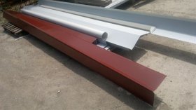 Roof trapezoidal sheet metal