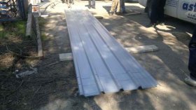 Roof trapezoidal sheet metal