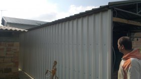 Roof trapezoidal sheet metal