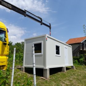 Container for living modular houses limplex modul