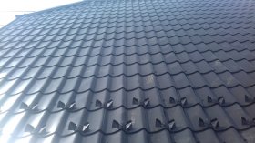 Metzal tile roofing system